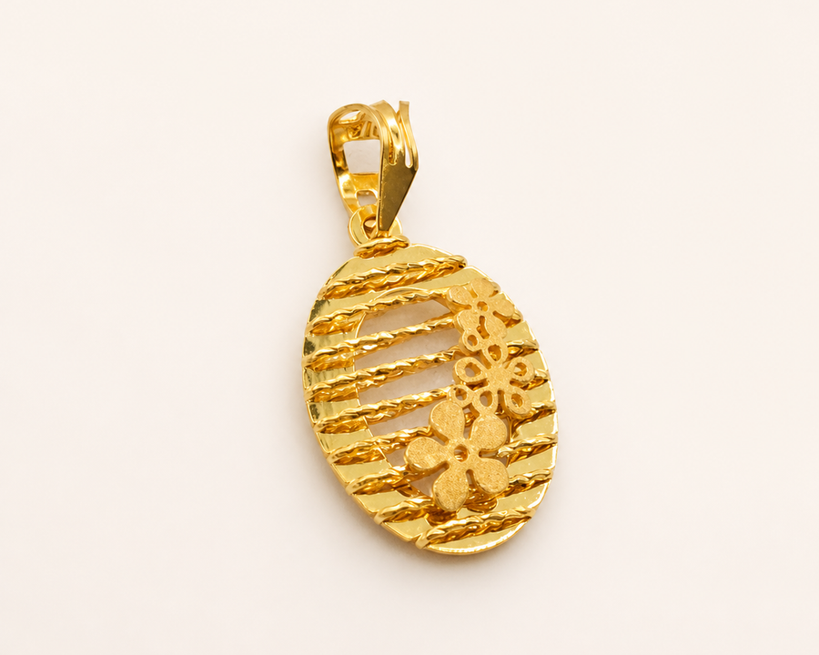 Diamond Cut Oval Pendant — Men's Pendants collection