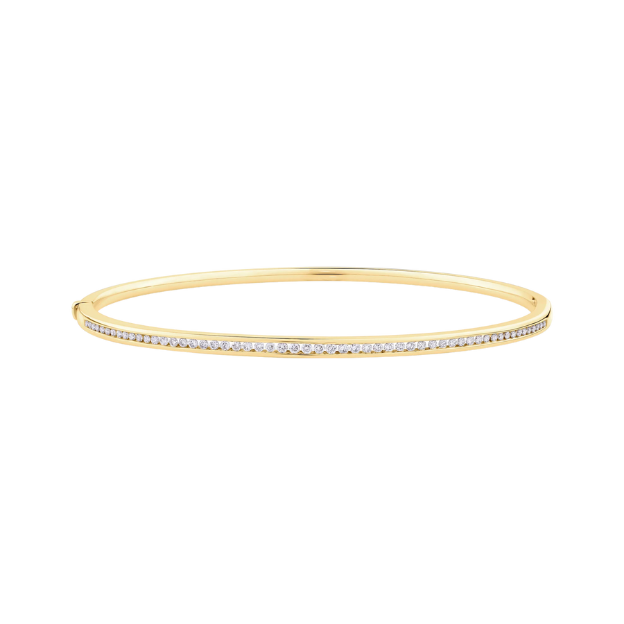0.50ct TW Diamond Bangle in 9ct Yellow Gold