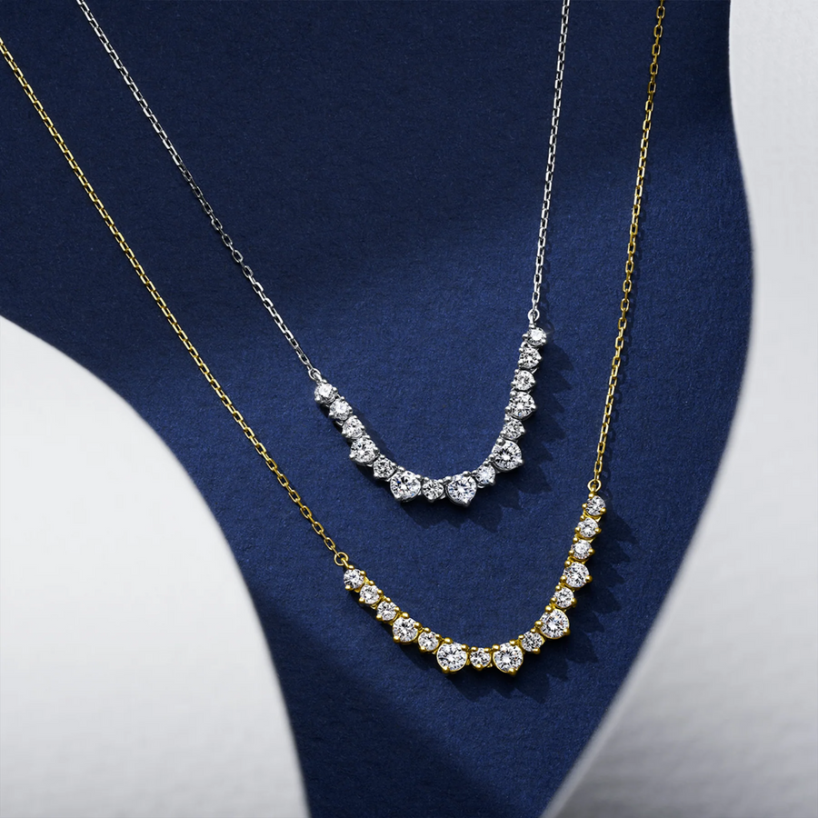 0.50ct TW Lab Grown Diamond Necklace in 9ct White Gold