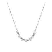 0.50ct TW Lab Grown Diamond Necklace in 9ct White Gold