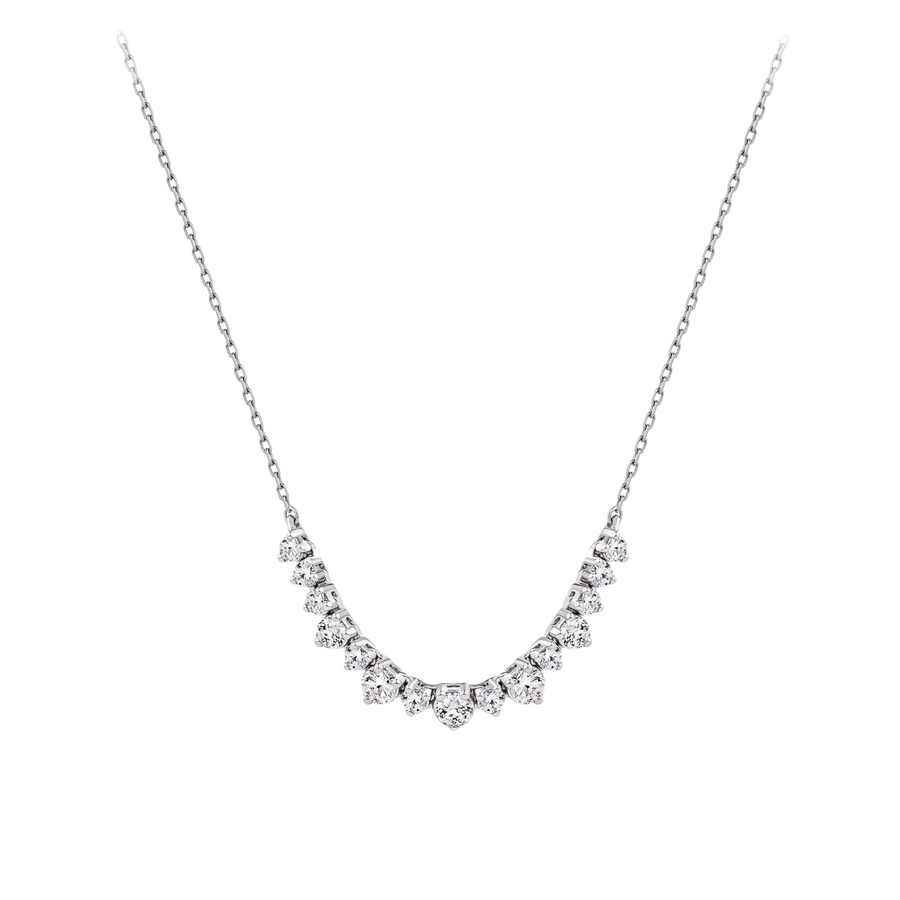 0.50ct TW Lab Grown Diamond Necklace in 9ct White Gold