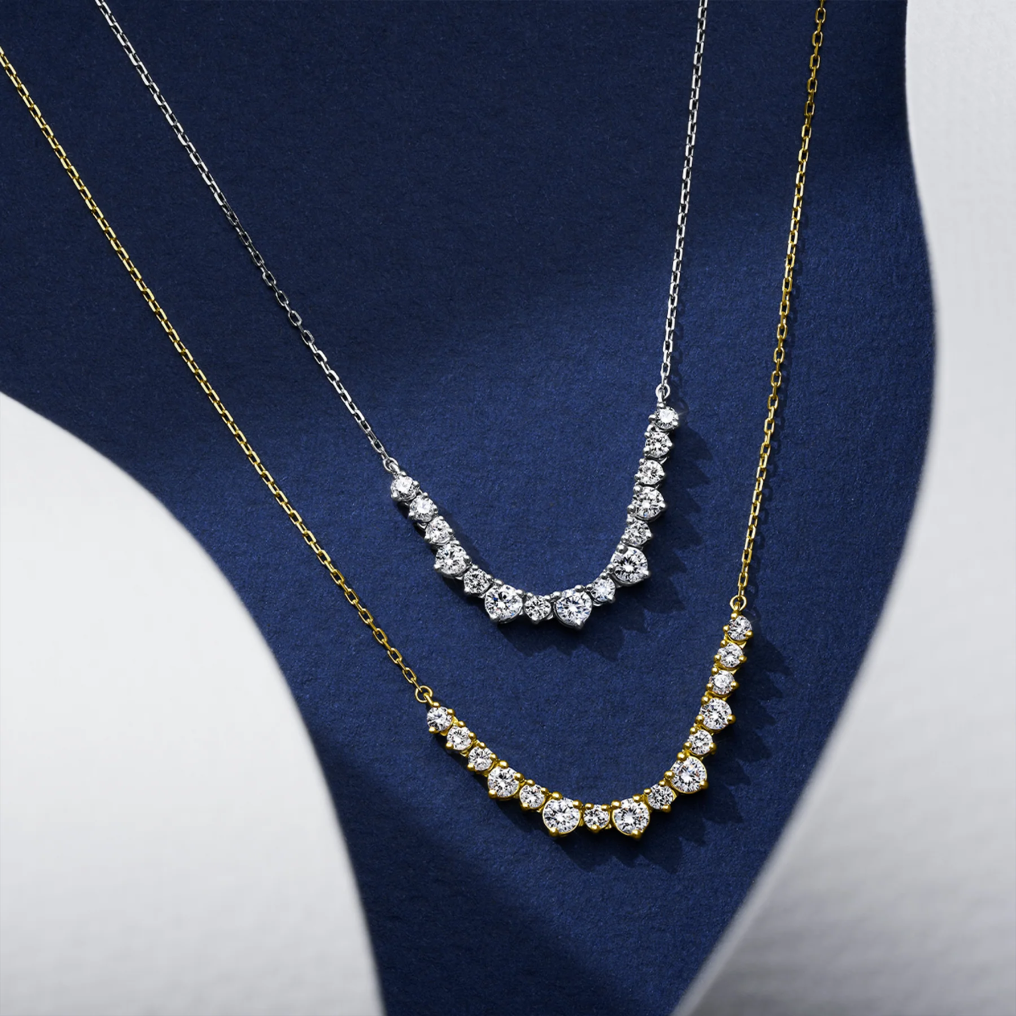0.50ct TW Lab Grown Diamond Necklace in 9ct Yellow Gold