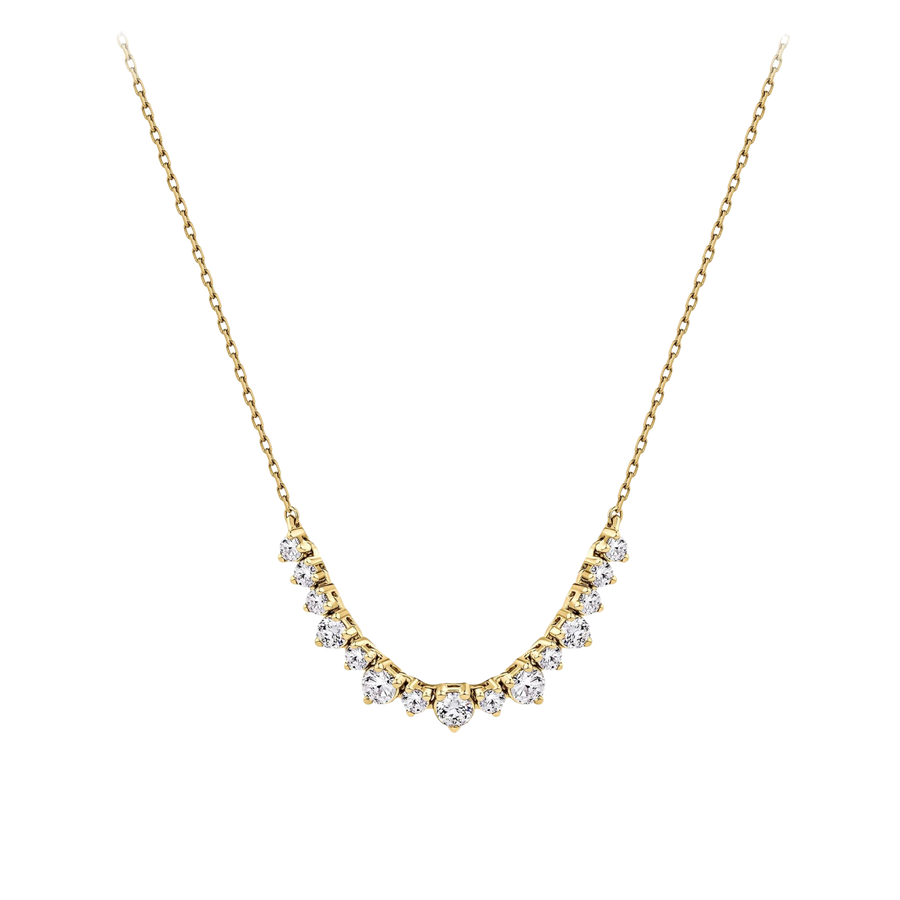 0.50ct TW Lab Grown Diamond Necklace in 9ct Yellow Gold