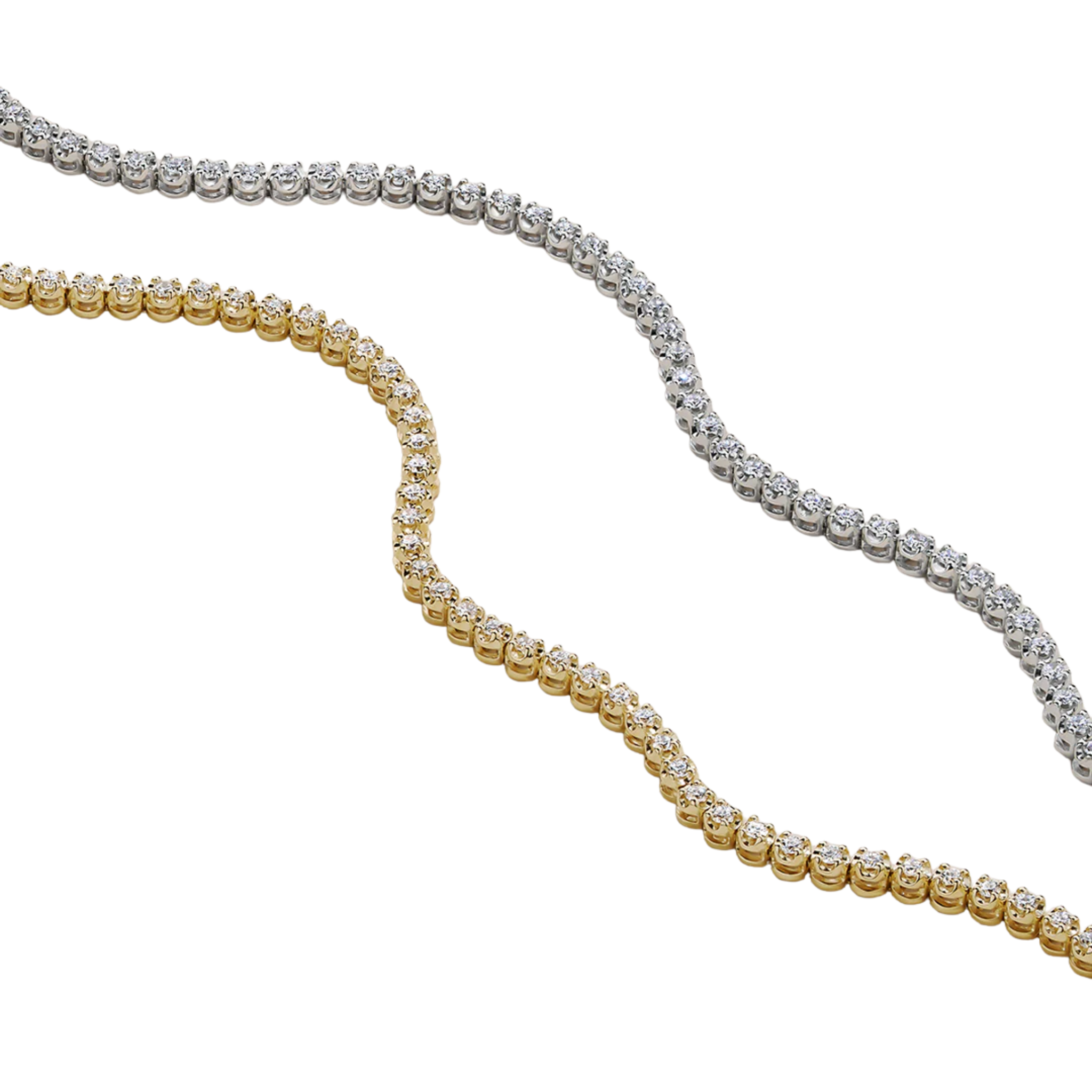 1.00ct TW Lab Grown Diamond Tennis Bracelet in 9ct White Gold