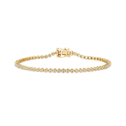 1.00ct TW Lab Grown Diamond Tennis Bracelet in 9ct Yellow Gold