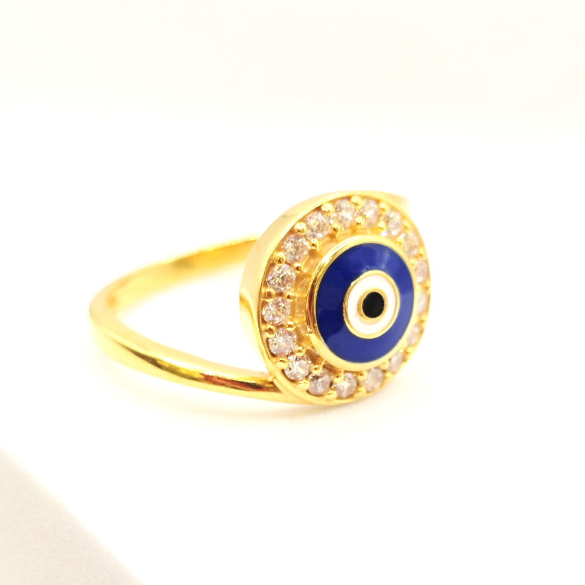 Evil Eye Gold Ring