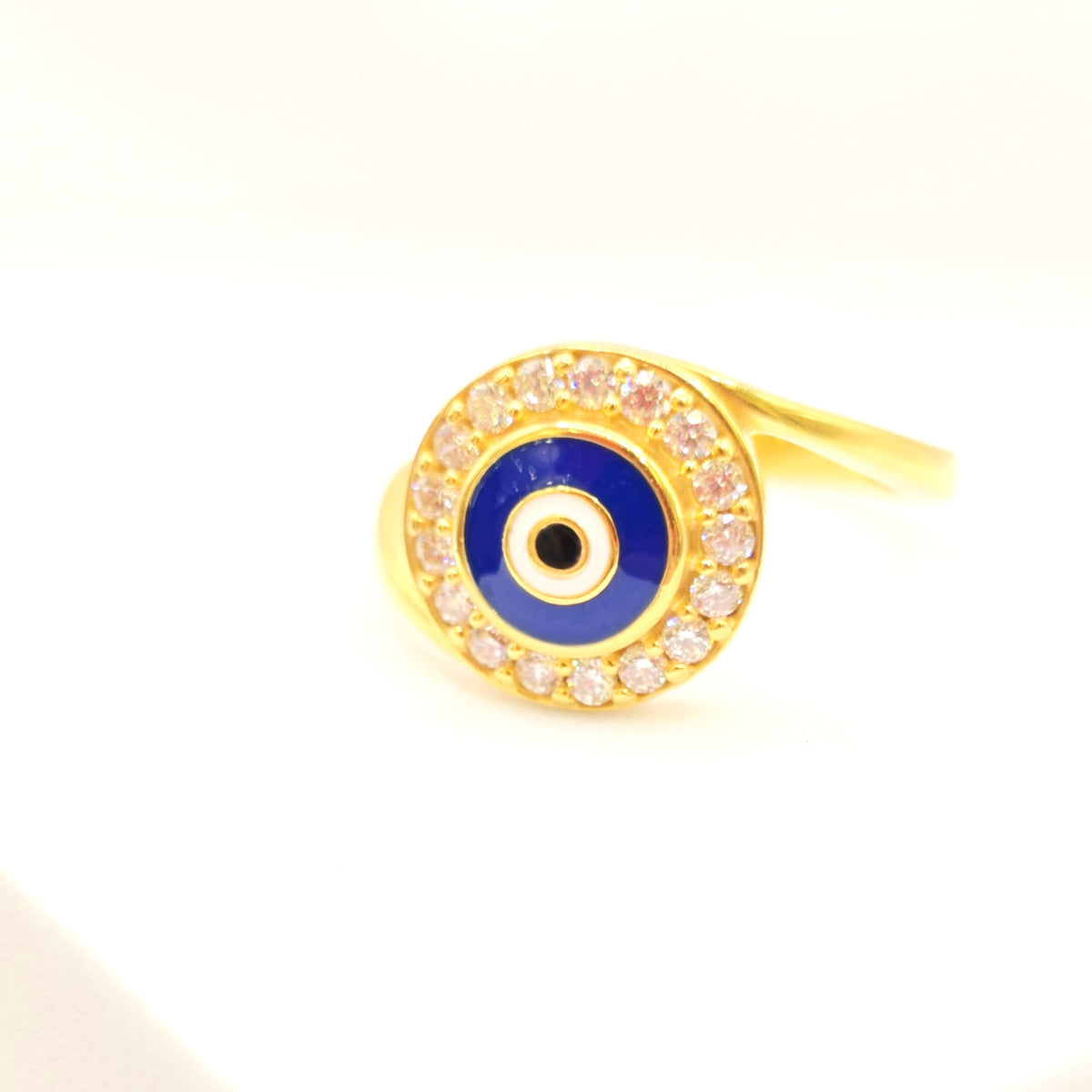 Evil Eye Gold Ring