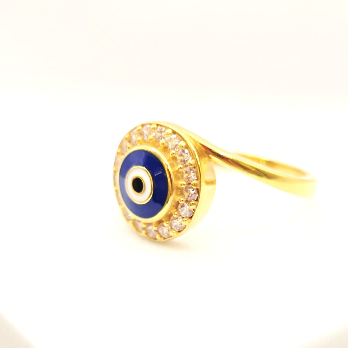 Evil Eye Gold Ring