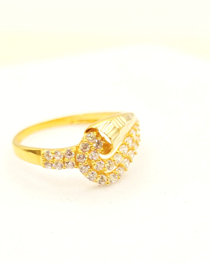 Swirl Gold Ring