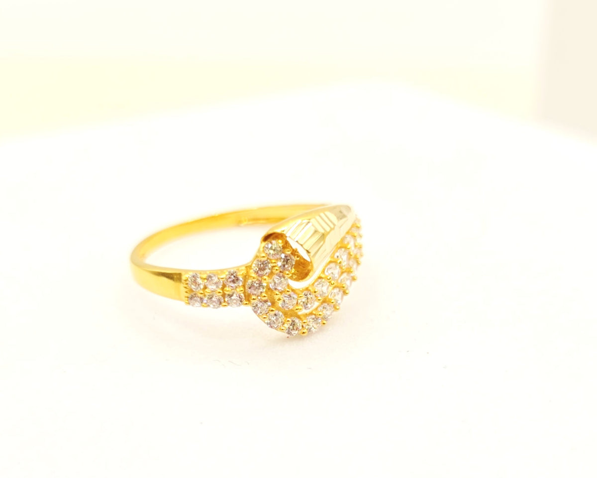 Swirl Gold Ring