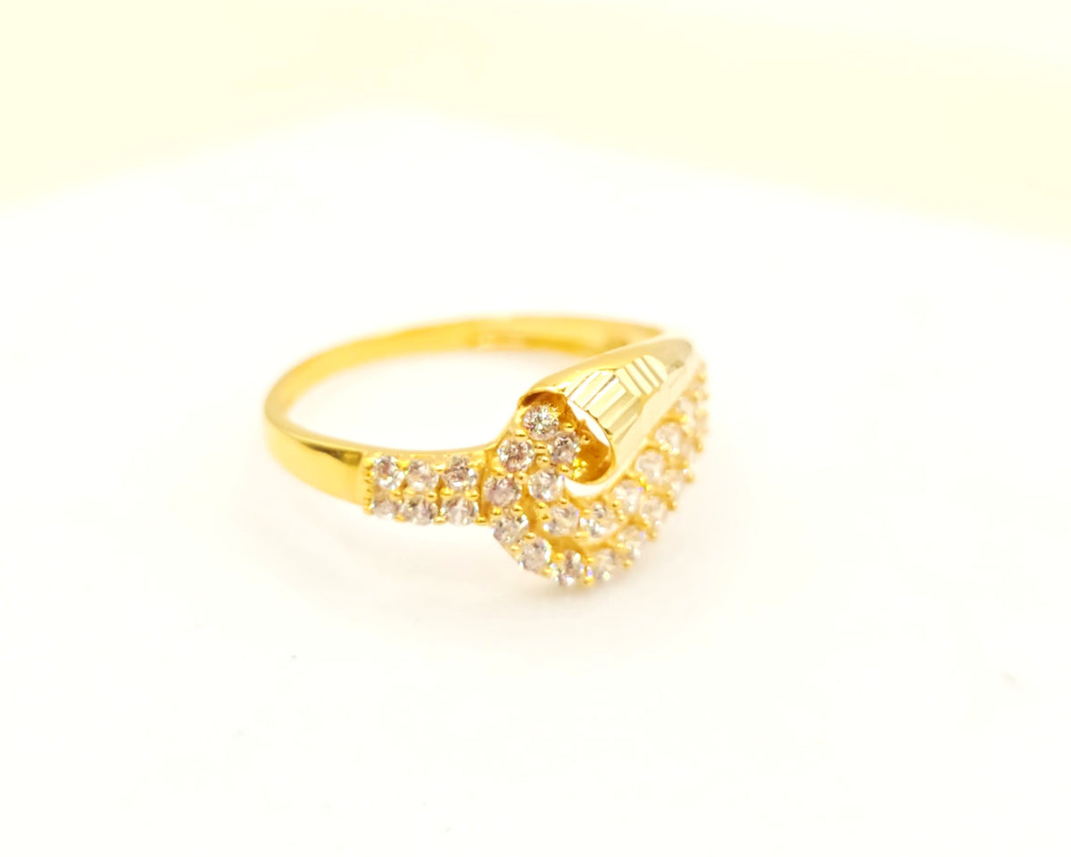 Swirl Gold Ring