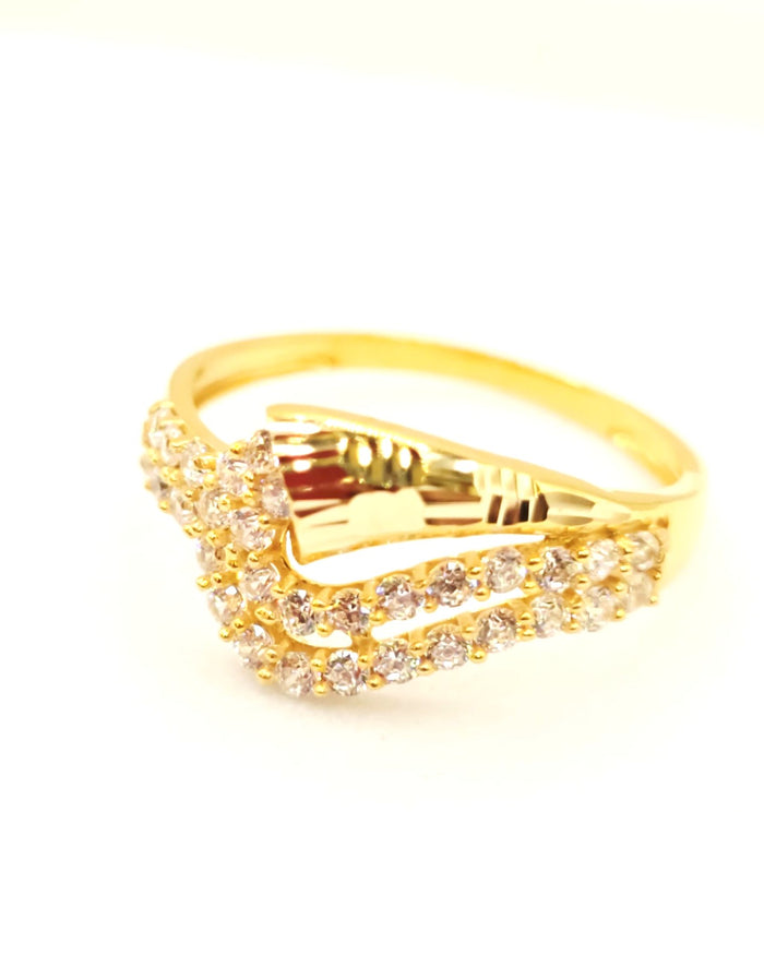 Swirl Gold Ring