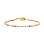 2.00ct TW Diamond Tennis Bracelet in 9ct Yellow Gold