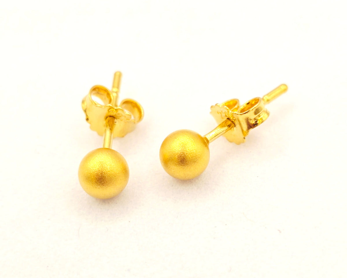 Classic Gold Ball Studs