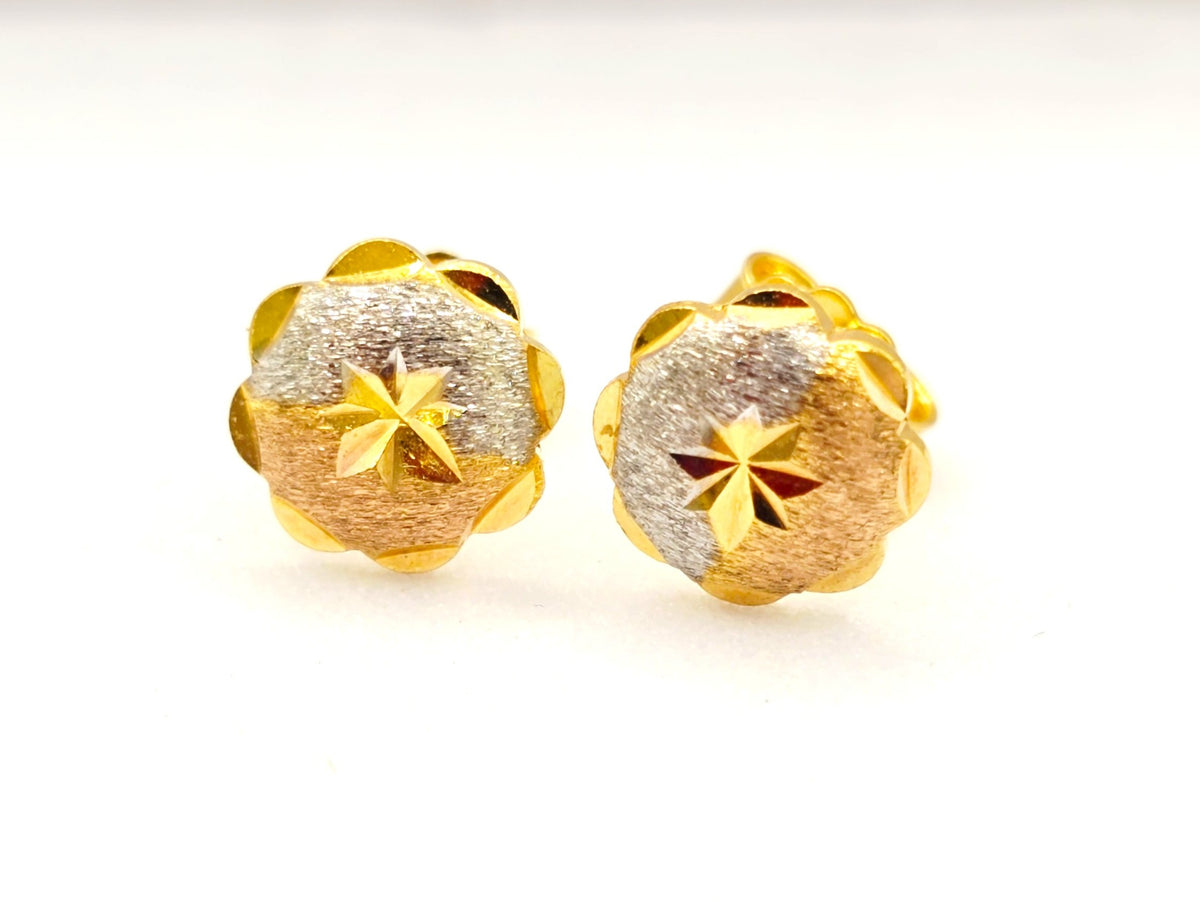 Two-Tone Starburst  Studs