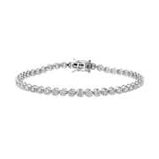 3.00ct TW Diamond Tennis Bracelet in 18ct White Gold