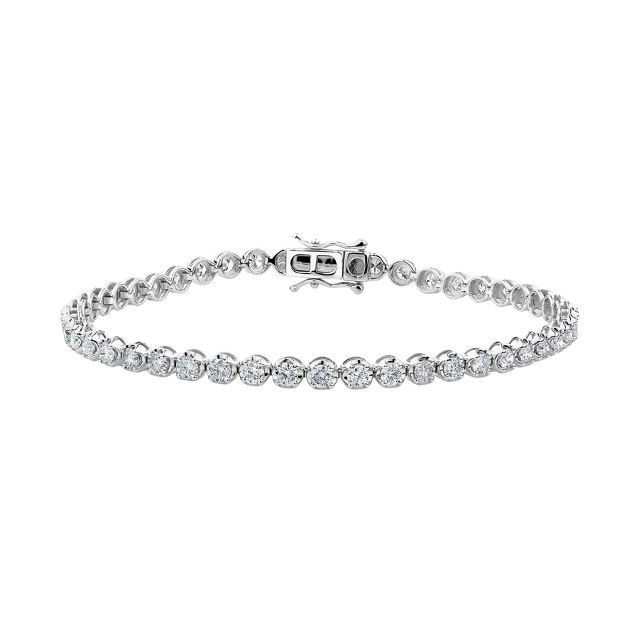3.00ct TW Diamond Tennis Bracelet in 18ct White Gold
