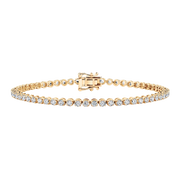 3.00ct TW Lab Grown Diamond Tennis Bracelet in 9ct Yellow Gold