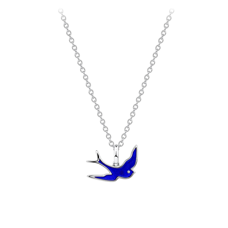 Bluebird of Happiness Pendant in Sterling Silver