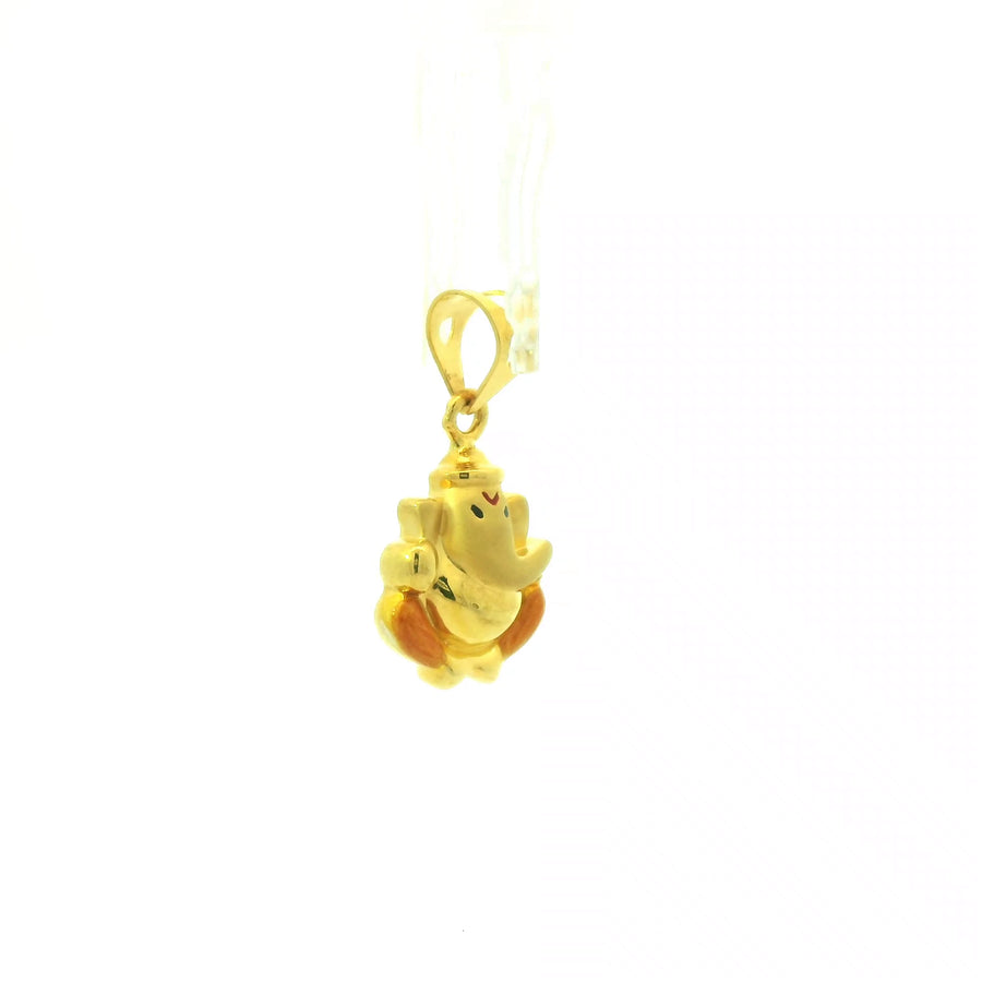Ganesh 22Kt Gold Pendant