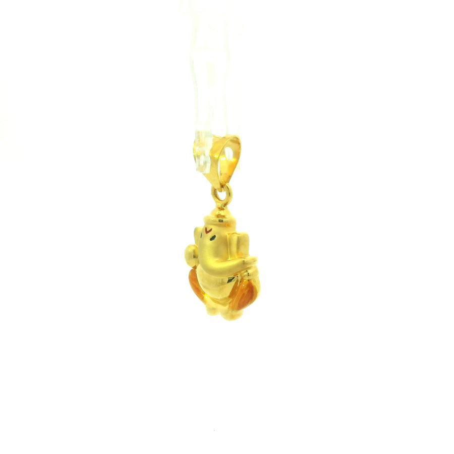 Ganesh 22Kt Gold Pendant