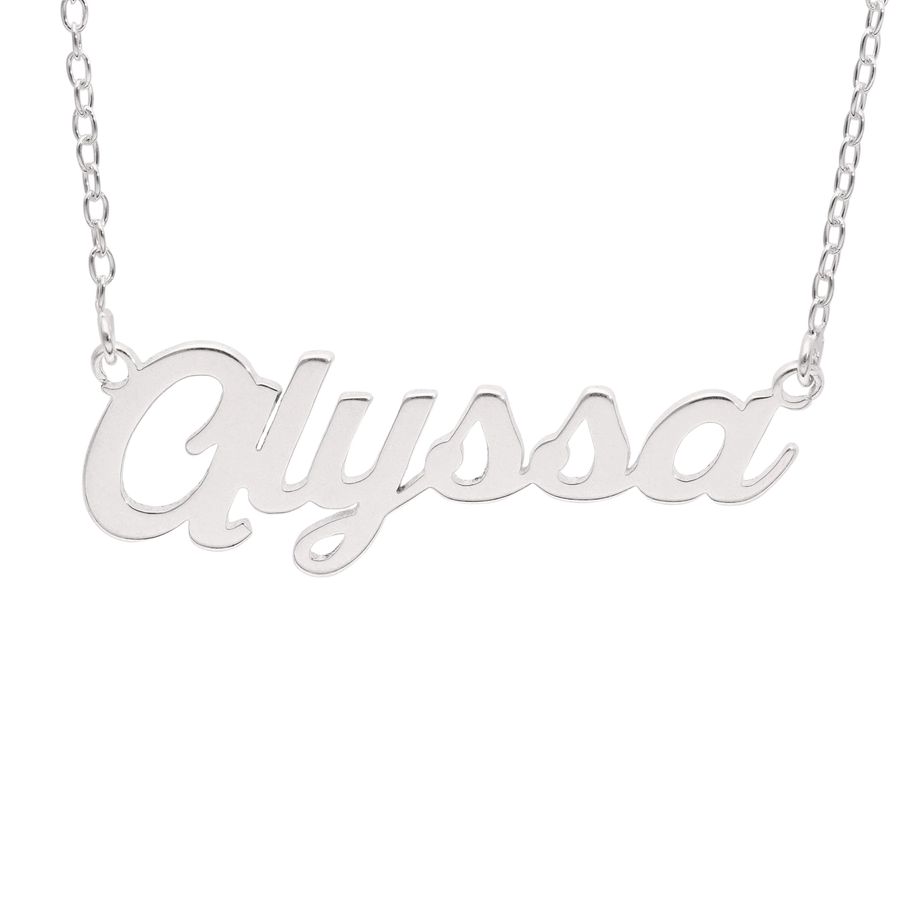 Personalised Name Necklace (Saint Elia Font)