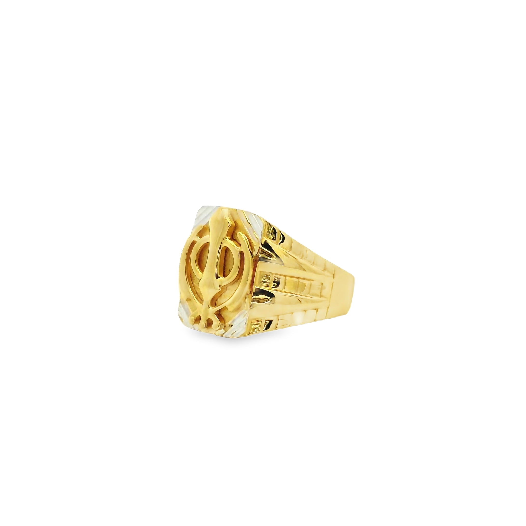 Waheguru Gold Ring