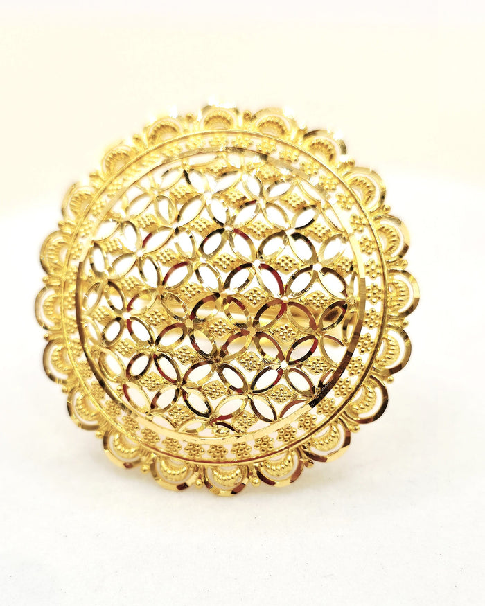 Moroccan Filigree Cocktail Ring