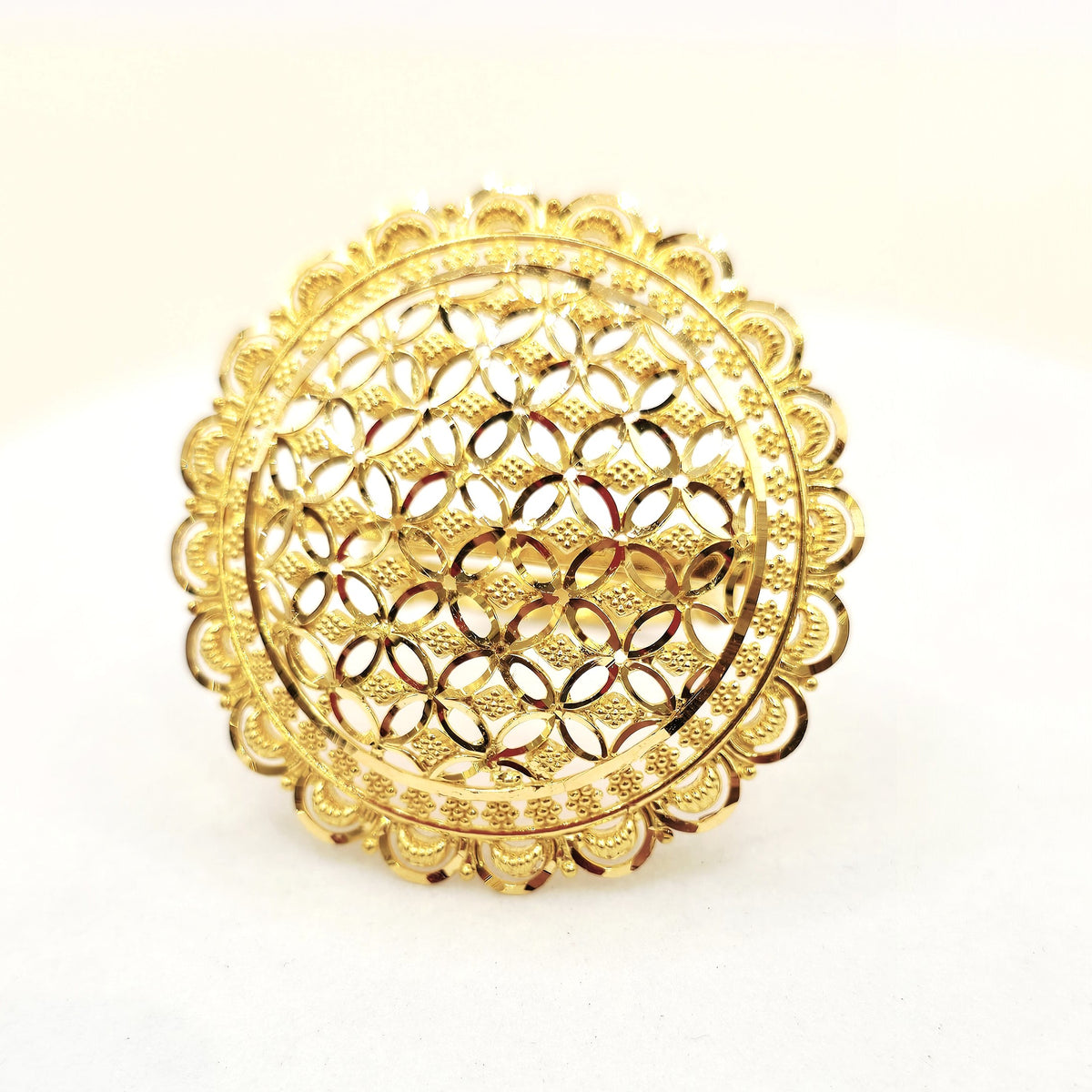 Moroccan Filigree Cocktail Ring