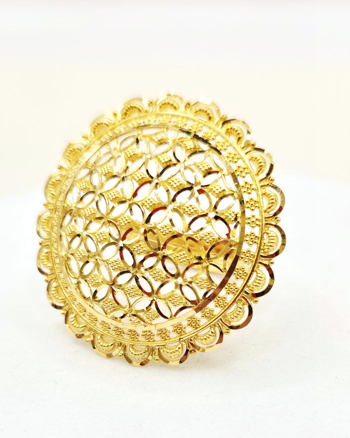 Moroccan Filigree Cocktail Ring