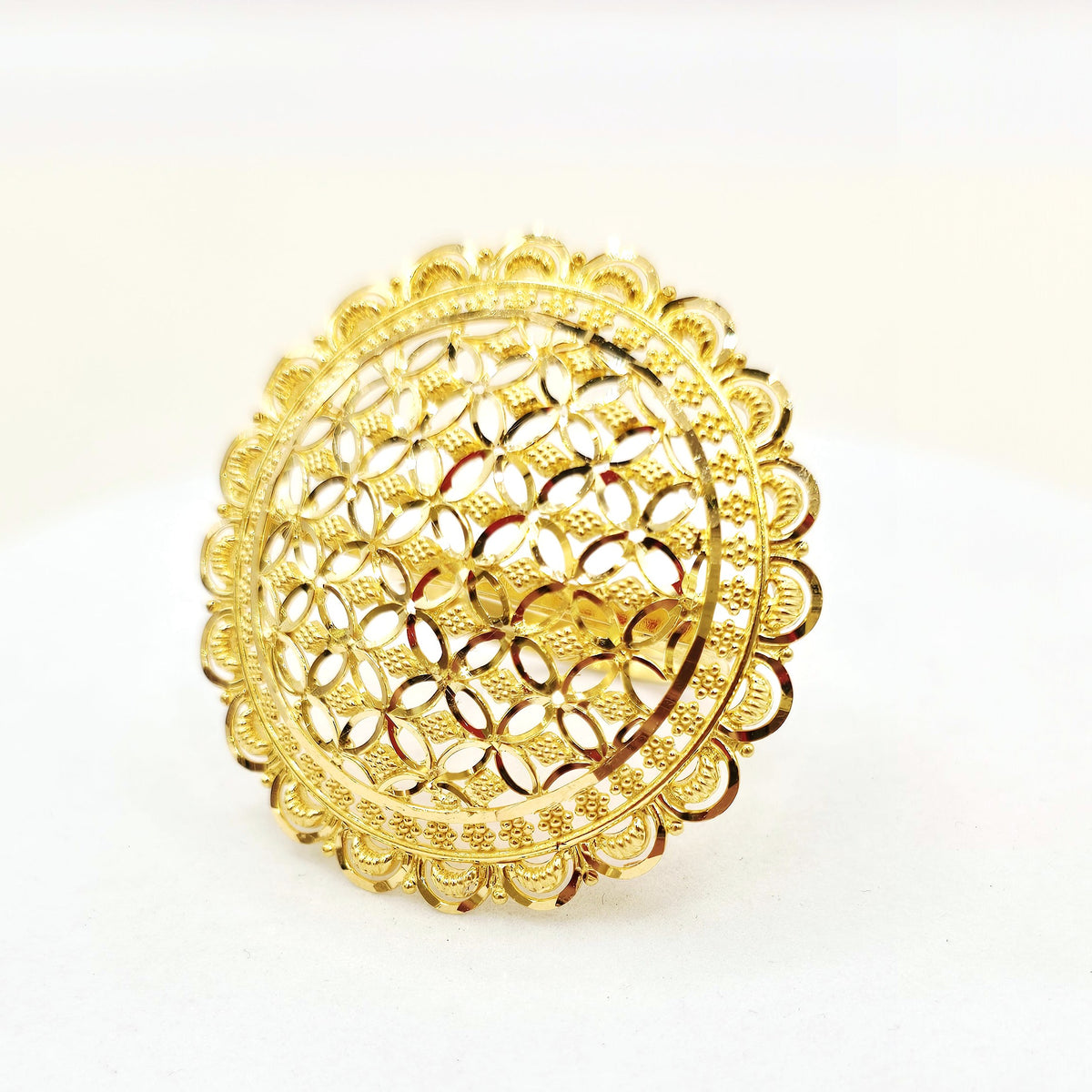 Moroccan Filigree Cocktail Ring